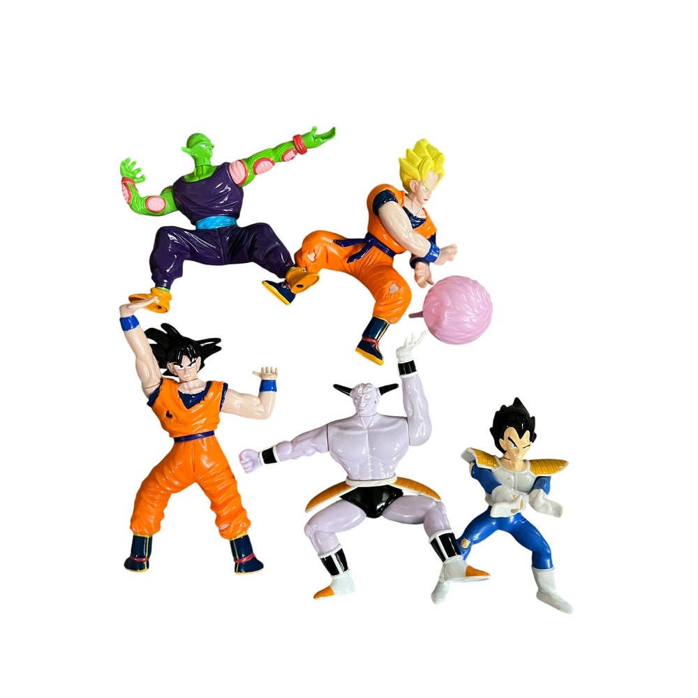 Vtg 1997 Irwin Dragon Ball Z Action Figure Lot Goku Vegeta Piccolo Ginyu DBZ Set
